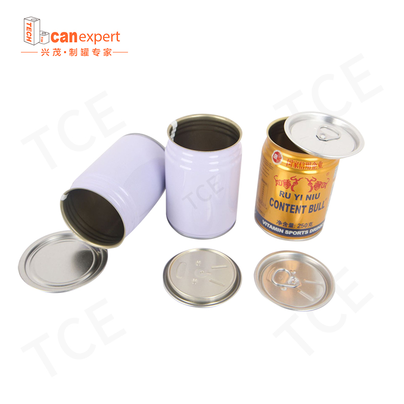 Groothandel voor voedingskwaliteit Veiligheid Verpakking Lege 250 ml 500 ml Gedrukte aluminium drankje blik voor bierdrankverpakking metalen fles
