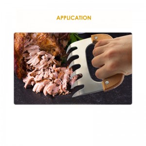 Hot Sell Hit resistent duurzaam roestvrij staal 304 vleesklauwen BBQ Accessoires Meat Shredder Claws
