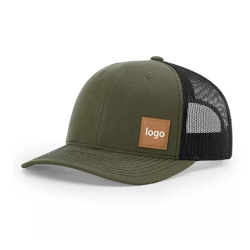 Aangepast Duidelijke Blanco Mesh Borduurdenoodlijdende honkbal Cap Dad Trucker Hat