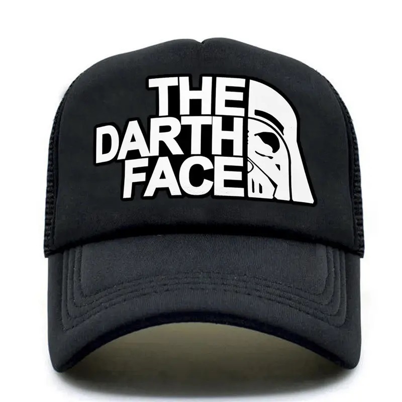 Darth Trucker Cap Star Cap Men Funny Face Hat Baseball Caps Cool Summer Mesh Net Hat For Men