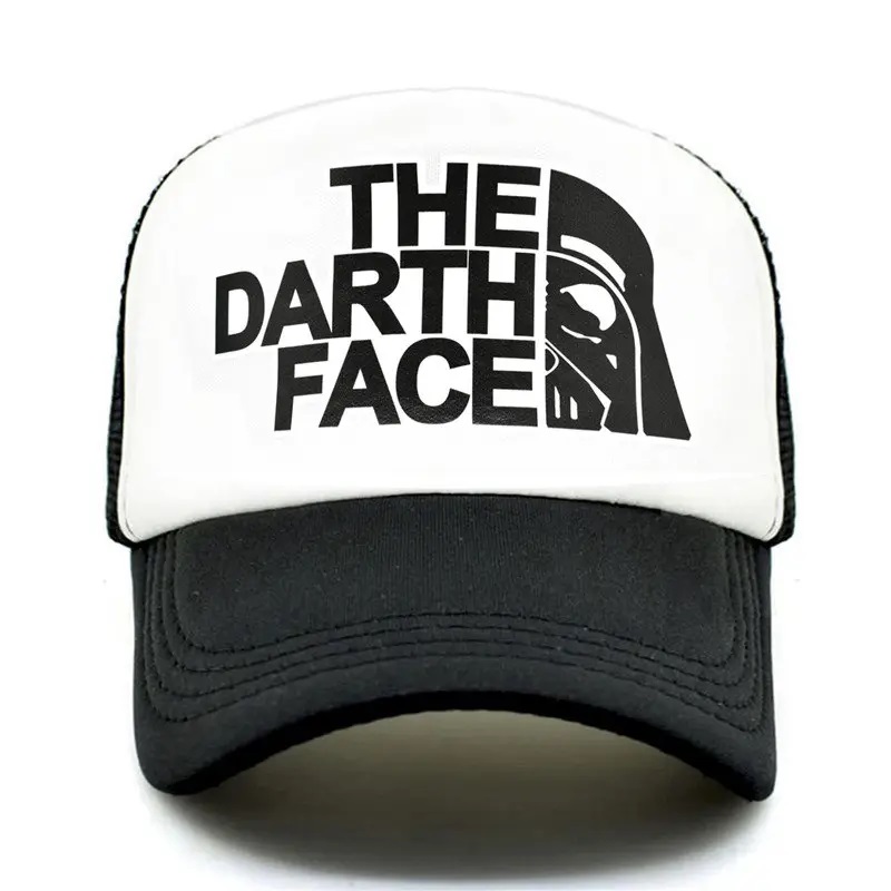 Darth Trucker Cap Star Cap Men Funny Face Hat Baseball Caps Cool Summer Mesh Net Hat For Men