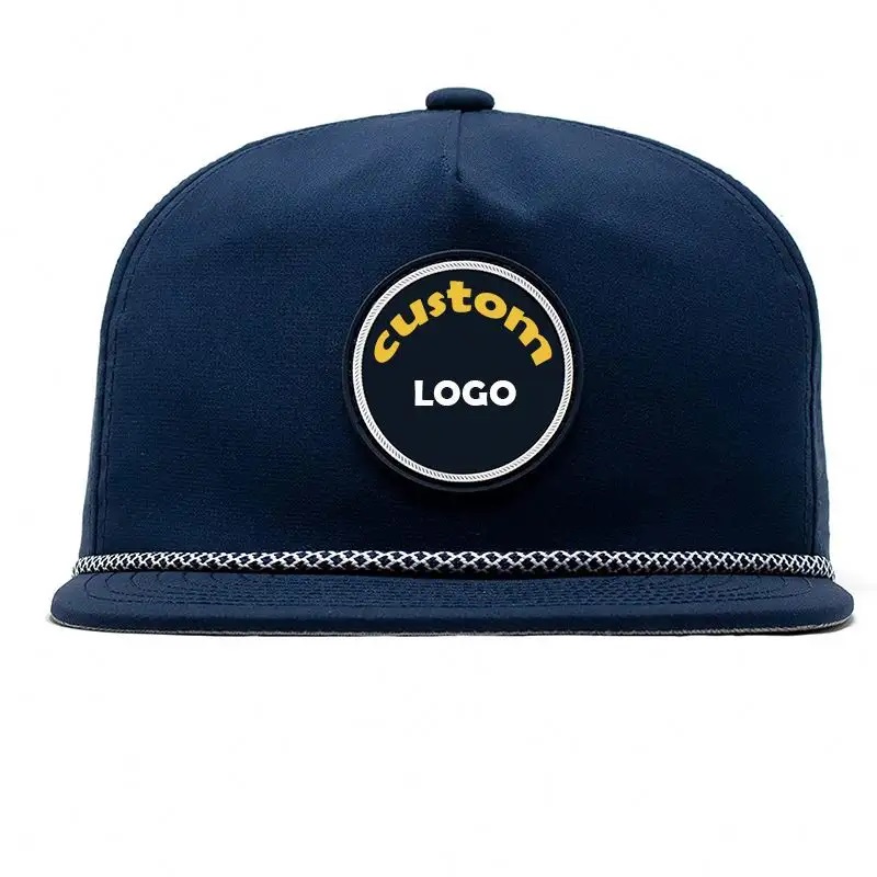 Blank Golf Rope Hats Casquette Homme, Yupoong Snapback New York Baseball Golf Cap Male, aangepaste Trucker Golf Hat met touw 2 kopers