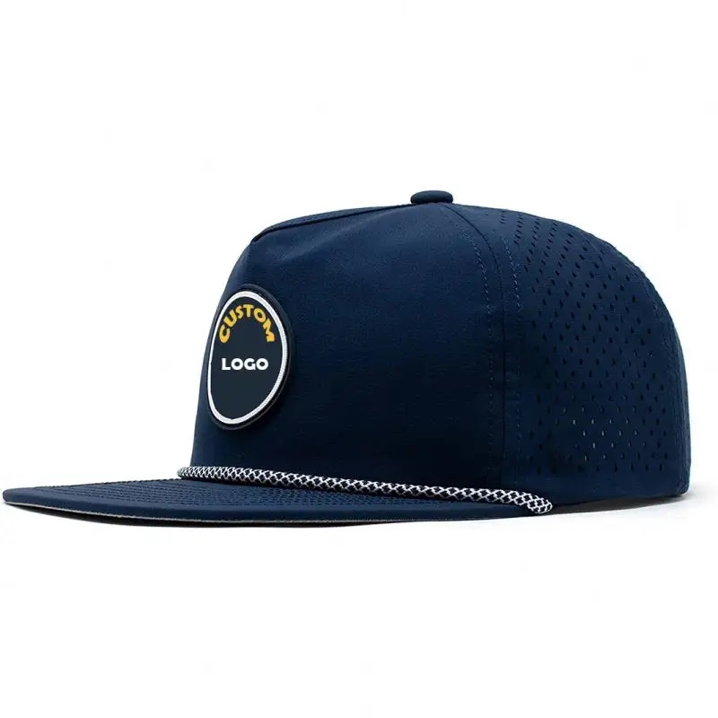 Blank Golf Rope Hats Casquette Homme, Yupoong Snapback New York Baseball Golf Cap Male, aangepaste Trucker Golf Hat met touw 2 kopers