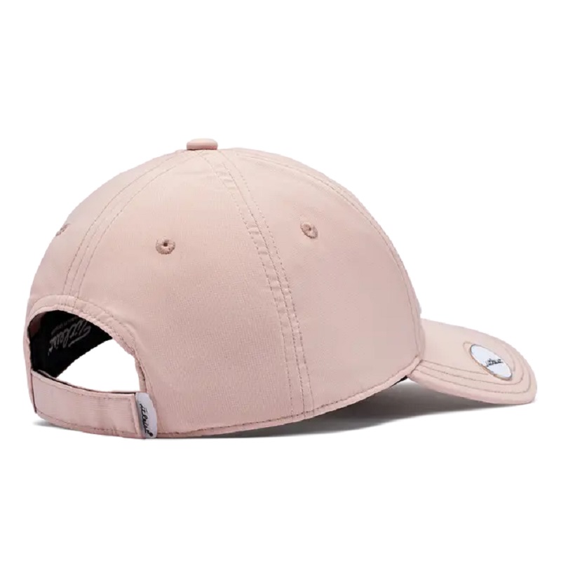 Women's Players Performance Golf Cap Custom TPU Logo 6 Paneel Structured Golf Cap Baseball Caps Curved Bill Rose Golf Hats Women