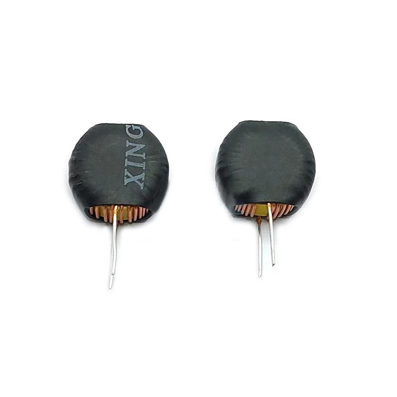 Toroïdale inductoren-magnetische ring energieopslag inductor ferriet kern verticale horizontaal geel-wit blauwgroen roodgrijs