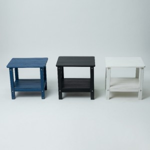 Buiten bijzettafel met zwarte kleur