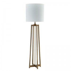 Hyatt Hotel Sofanaast vloerlamp met antieke gouden afwerking in de kamer