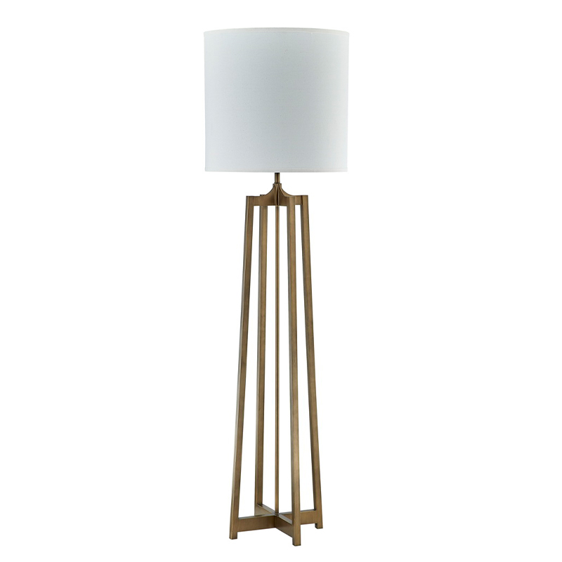 Hyatt Hotel Sofanaast vloerlamp met antieke gouden afwerking in de kamer