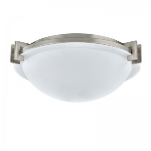 Staybridge Suites Hotel plafondlamp met geborsteldenikkelafwerking bij de kamer