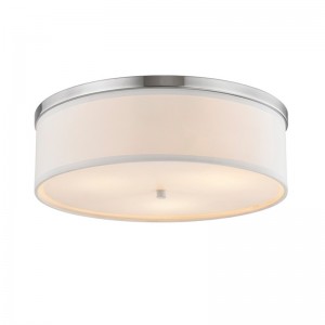 Staybridge Suites Hotel plafondlamp met geborsteldenikkelafwerking in de kamer en de gang