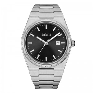 Baogela Brand Luxury Rose horloges roestvrij staal heren \\\\ \'s polsWatch Classic Business 50m waterdichte beweging Relogio masculino 22801