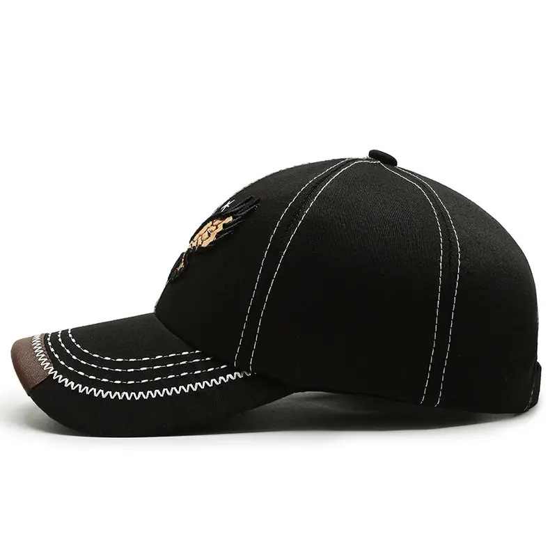 Populaire geborduurde sporthoeden snapback honkbal petten beeld katoenen hoeden voor vrouwen en mannen