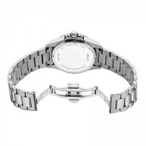 Baogela Nieuw blauw rood water Ghost Watch Men \\\\ \'s Watch 50 meter waterdichte roestvrijstalen staalriem Zwitserse beweging Relogio masculino 22807