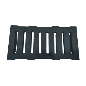 Racecourse Channel Black Rubber Drain Cover