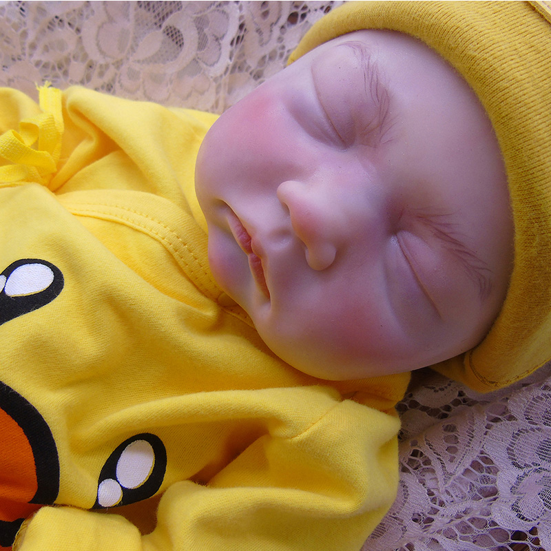 High Simulation Reborn Doll The Silicone Material Reborn Baby Sleep Silicone Reborn Doll Realistisch (na make -up)