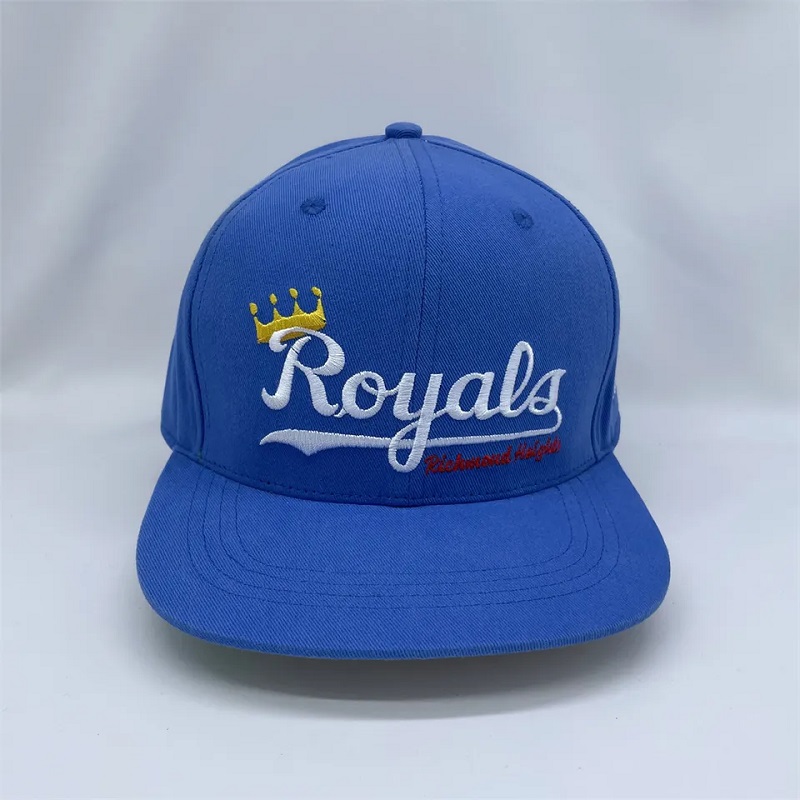 Groothandel mode 6 paneel Hip Hop Caps Snapback Cap 100% katoen aangepast Logo Snapback Hat voor mannen