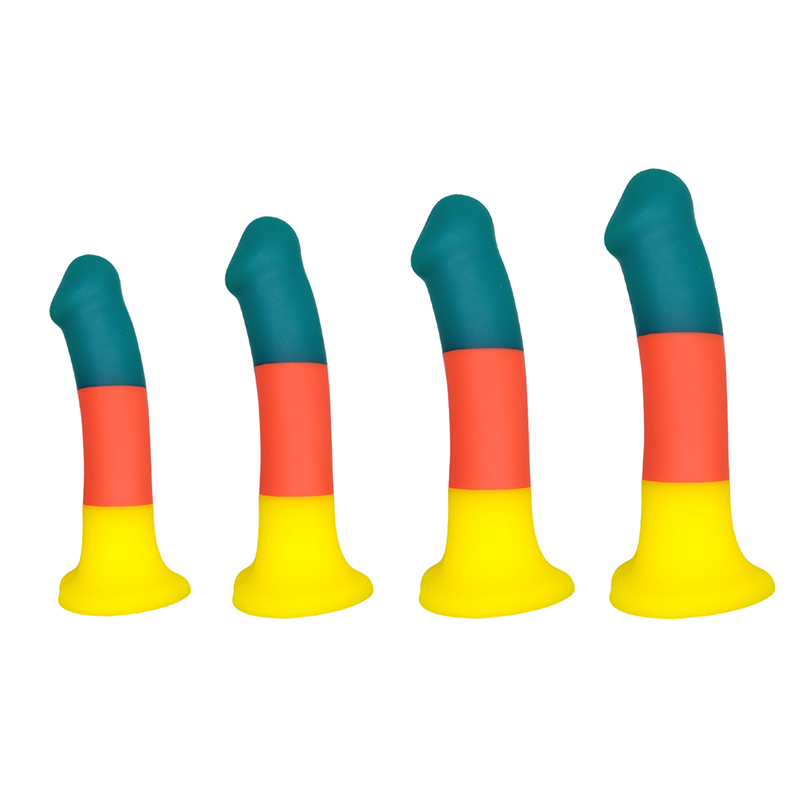 JC897 Groothandel Popular Simulation Cock Penis Didol Sex Toy Sucker Vrouwen enorme realistische kerstkleurdildo's voor vrouwelijke mannen