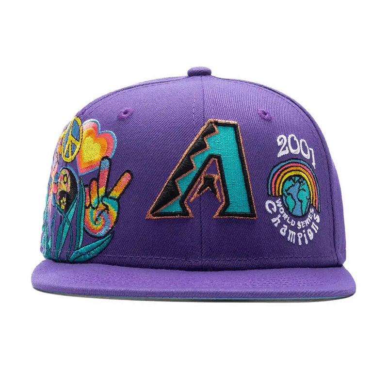 Custom Snapback Hat 6 Paneel geborduurde brandingnieuwe hiphop hoed groovy gestructureerde platte bill snapbacks gemonteerde snapback caps
