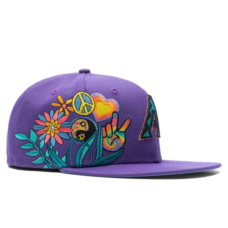 Custom Snapback Hat 6 Paneel geborduurde brandingnieuwe hiphop hoed groovy gestructureerde platte bill snapbacks gemonteerde snapback caps