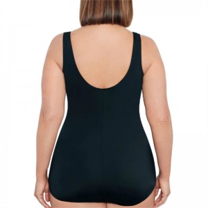 Dames \\\\\\\\\\\\\\\\\\\\\\\\\\\\\\\\\\\\\\\\\\\\\\\\\\\\\\\\ \'s uit één stuk plus size zwempak geslingerd met bescheiden meisje-beengesneden