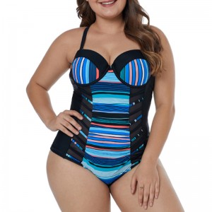 Stripe -stiksels verschijnen dunne zwempakken