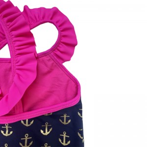 Print twee stukken Children Swimsuits