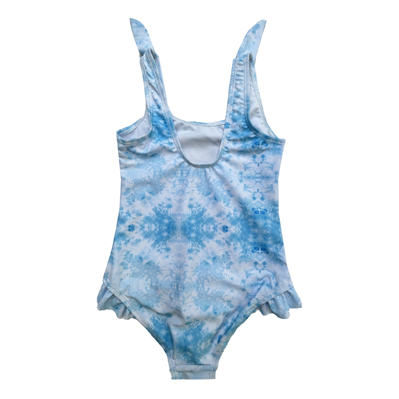 Blue Gradient Four -print kinderen zwempakken