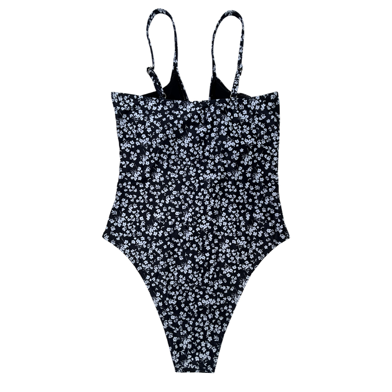 Bloemenprint Sling Hollow Out Swimsuits