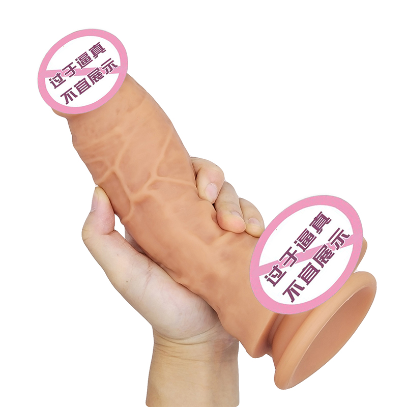 818 Sexy volwassen winkels Groothandelsprijs Big Size Sex Dildo Nieuwheid Toys Soft Silicone Thrusting Dildo's voor vrouwen in vrouwelijke masturbator
