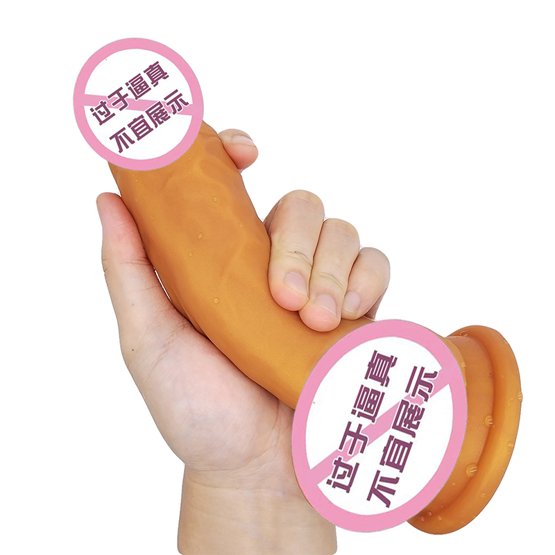 821 Sexy volwassen winkels Groothandelsprijs Big size seks dildo Nieuwheid Toys Soft Silicone Thrusting Dildo's voor vrouwen in vrouwelijke masturbator