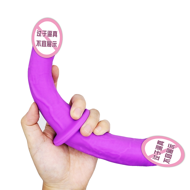 823/824 Lesbische dubbele kop paarse volwassen seksspeeltjes dubbele dildo penetratiekop dubbele zijde eindigde dildo voor paren vrouwen homo