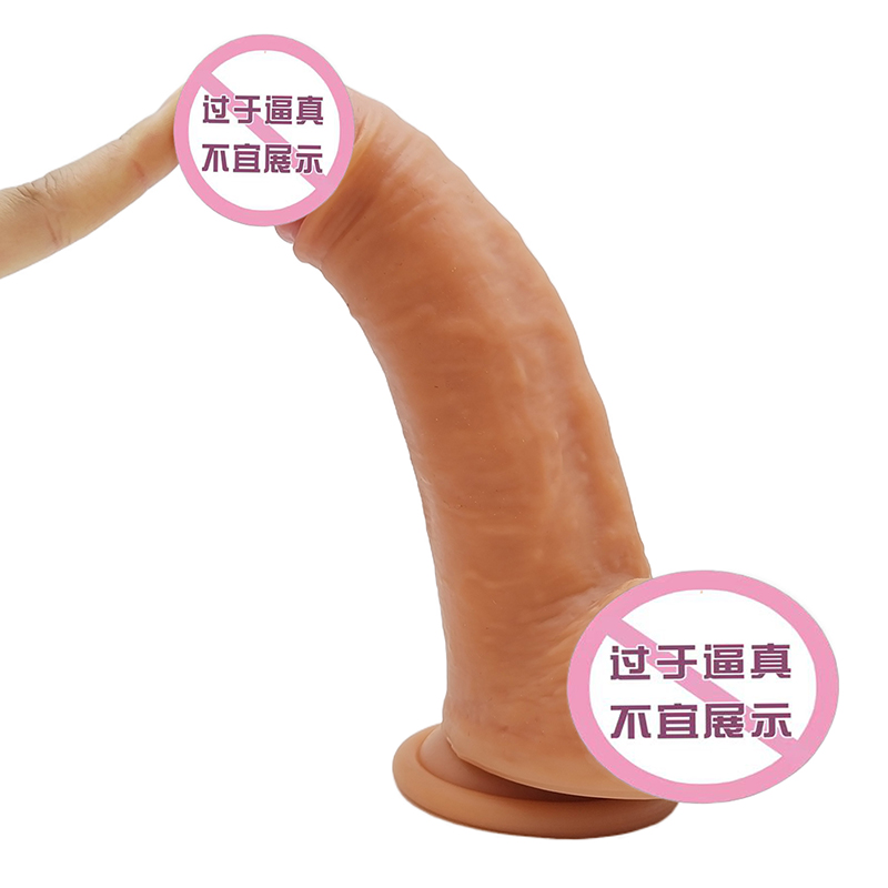 814 Sexy volwassen winkels Groothandelsprijs Big Size Sex Dildo Nieuwheid Toys Soft Silicone Thrusting Dildo's voor vrouwen in vrouwelijke masturbator