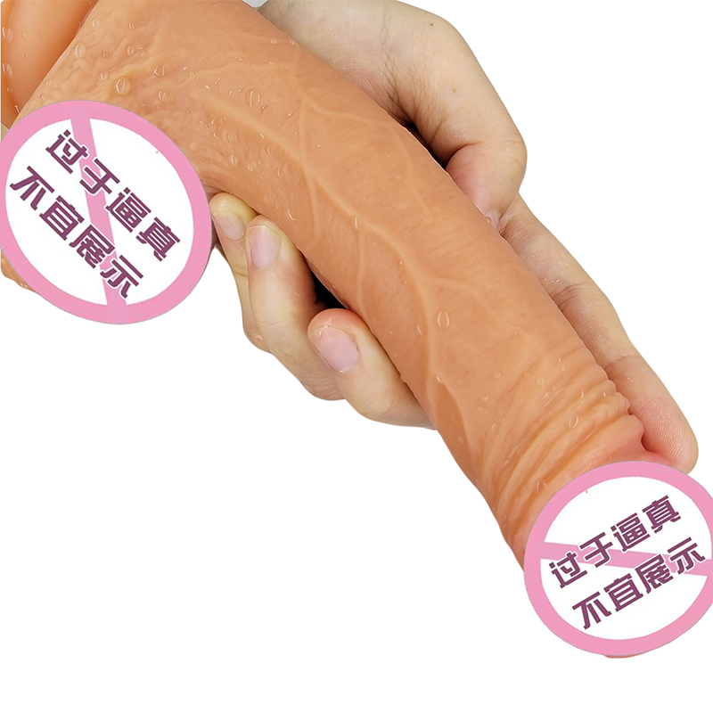 813 Sexy volwassen winkels Groothandelsprijs Big Size Sex Dildo Nieuwheid Toys Soft Silicone Thrusting Dildo's voor vrouwen in vrouwelijke masturbator