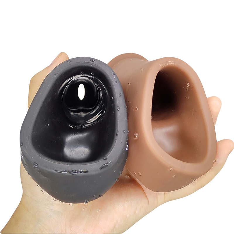 Jc- Z102#hete verkopen super zacht herbruikbare mannelijk seksspeeltjes penis uitbreiding mouw lul vergroting siliconen realistische dildo's voor mannen