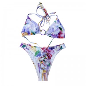 Backless print ring zwempakken