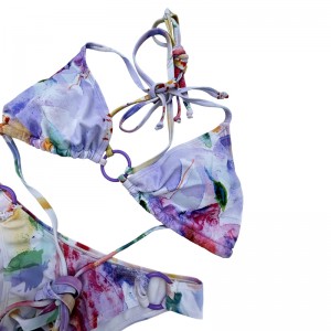 Backless print ring zwempakken