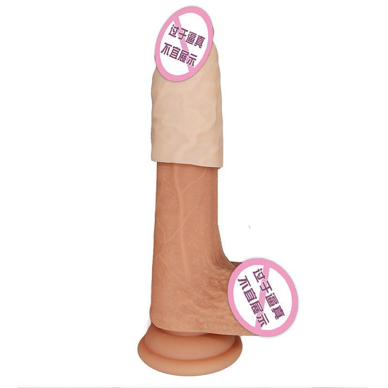 841 Realistische penishuls Penis Cover extender condooms voor mannen herbruikbare vloeibare silicium dildo penis mouw extender voor mannen