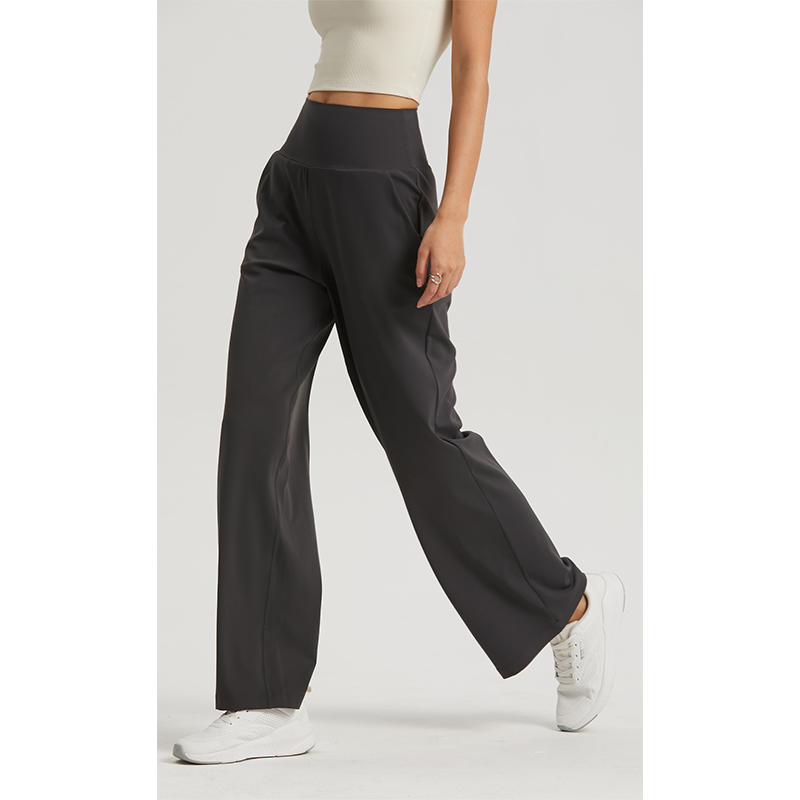 Pocket Wide-pijten losse yogabroek
