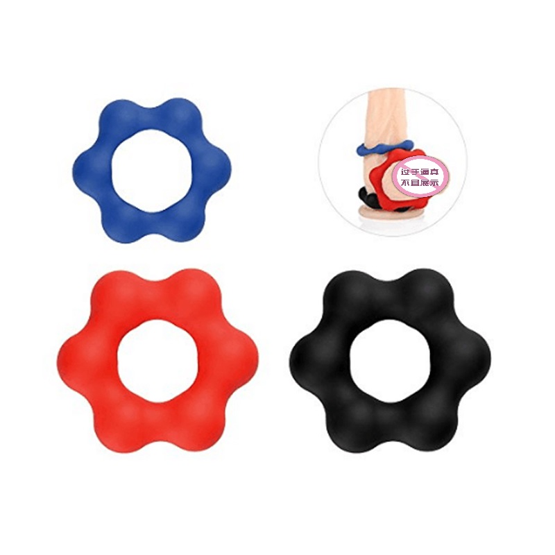 Heet verkopende mannen Sex Toy Penis Ring Cock Ring For Men Masturbation (Six Bead)