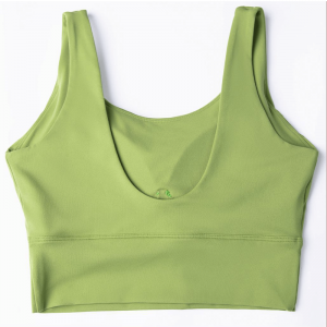 Vaste beker u-vorm verzamelt sportbeha