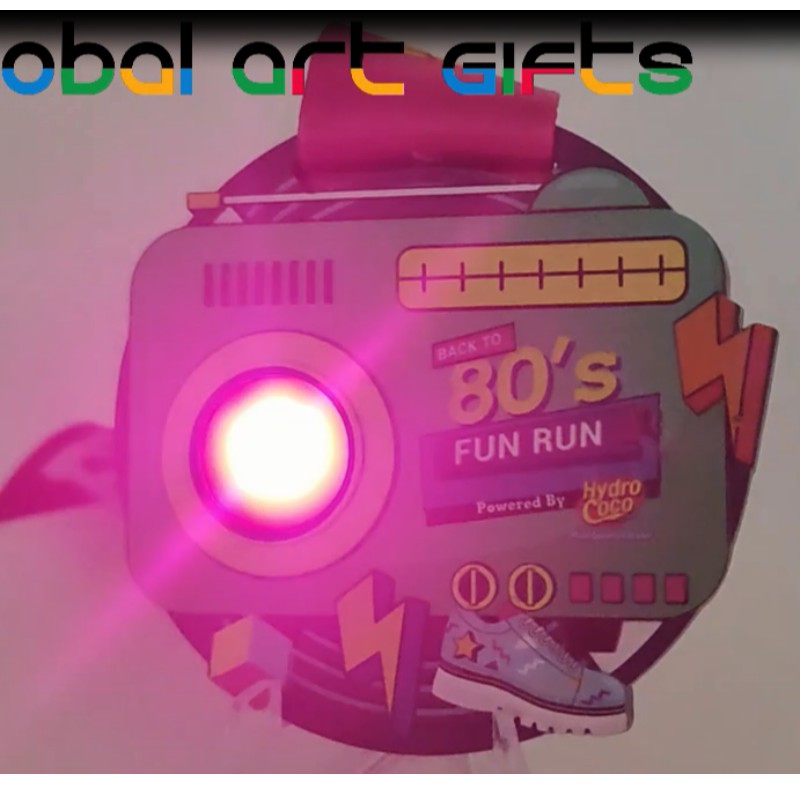 Mass Participation Event Medal Leverancier Fun Run Led aangepaste racemedaille