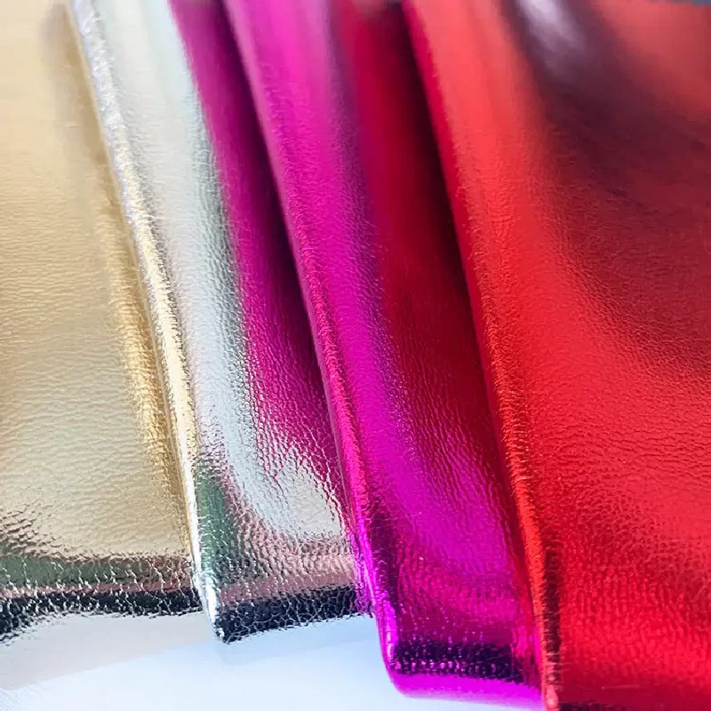 Metallic lederen PU