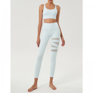 Verstelbare elasticiteit plus size yogaset