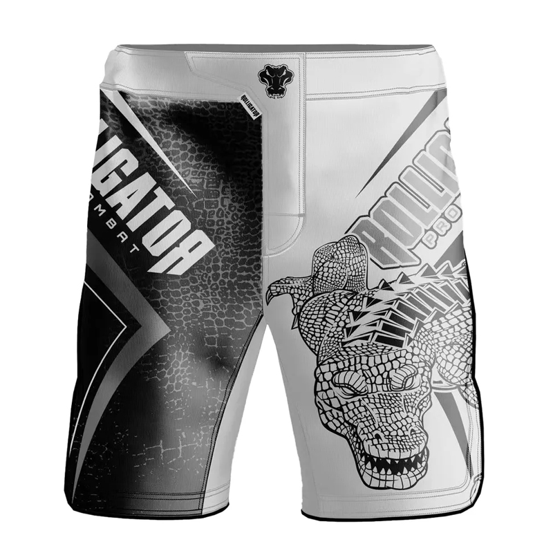 Professional Supply Man Martial Arts Jiu Jitsu MMA Short Men Compressie Boksen Kort voor groothandel BJJ GI