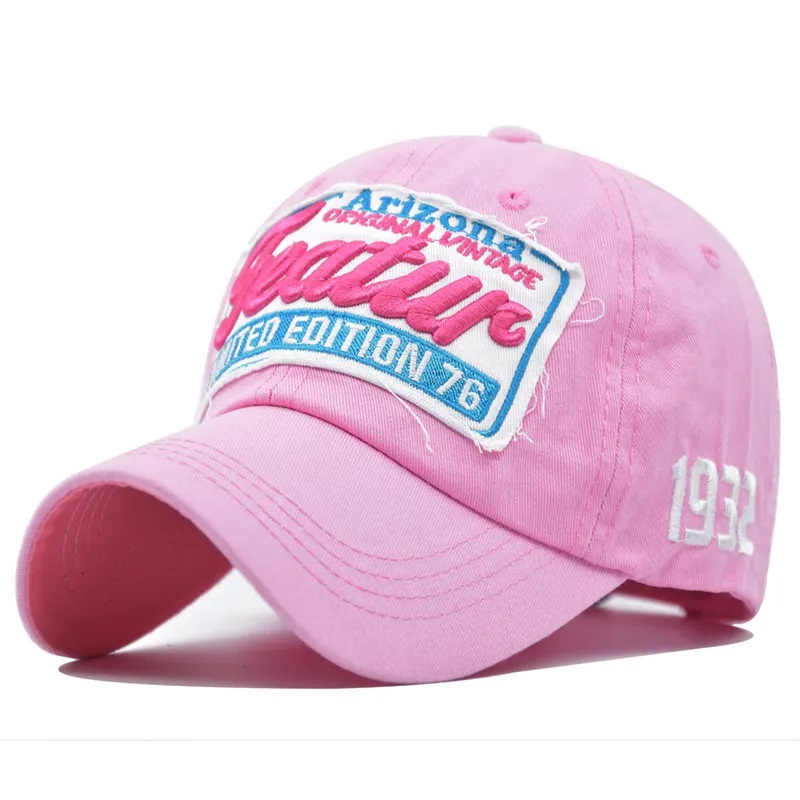 Unisex verstelbaar katoen aangepast 6 paneel gemonteerde honkbal cap hoeden met aangepast borduurslogo