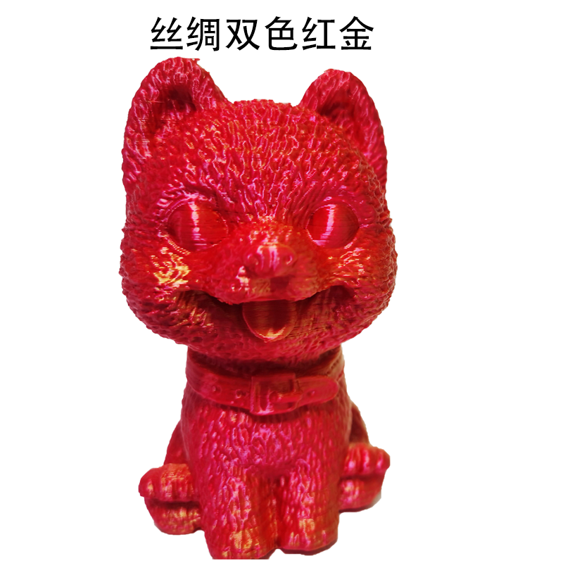 PLA Filament Silk Dual Color Filament, 1,75 mm 3D -gloeidraad, 3D -printerfilament