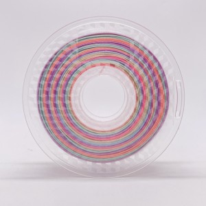 Silk Rainbow Multicolour PLA Filament Pastel Color1.75mm 3D -printer PLA Filament
