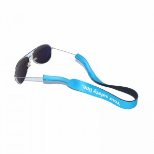 Promotioneel geschenk aangepaste print logo verstelbareneopreen zonnebrillen riemglazen sportbandbanden