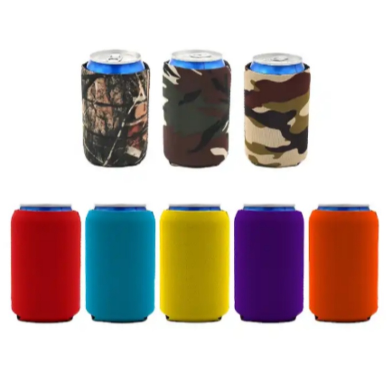 Promotie sublimatie oem aanpassen kleurlogo geen merk gedrukt kan mouwen verbergen Een bier cola kan koeler