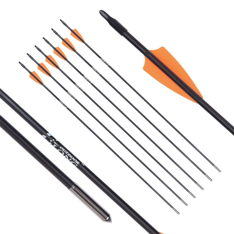 Fiberglas Arrow voor schieten van beginners boogschutters